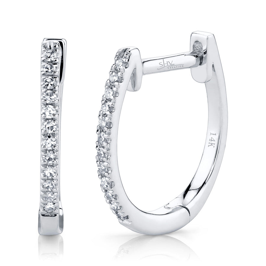 DIAMOND HUGGIE EARRING