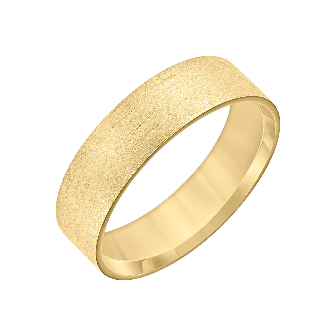 11-9183Y6-G.00 - Goldman - Carved Wedding Band