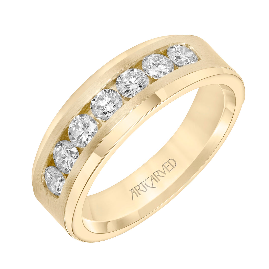 21-V8968Y75-G.00 - Goldman - 1.0ct tw channel set diamond ring