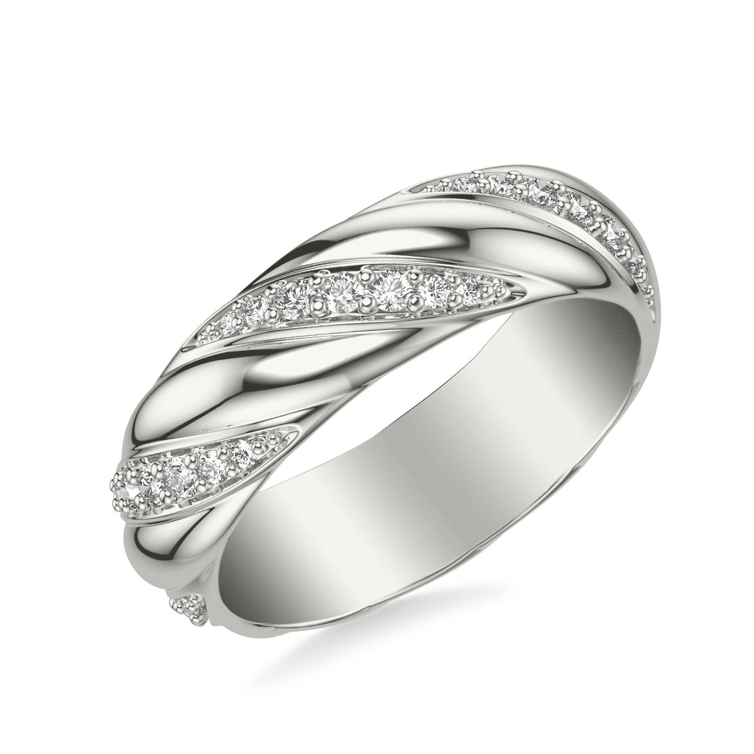 24-9466W100-G.00 - Goldman - 6mm Half Diamond Half Polished Twist Band