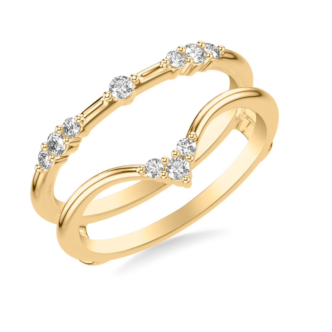 35-9440Y-L.00 - Goldman - Contemporary Ring Enhancer with Diamonds in a Unique Setting