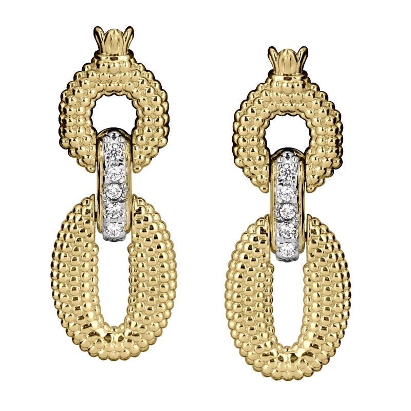 VAHAN - 14K Gold Diamond Earrings