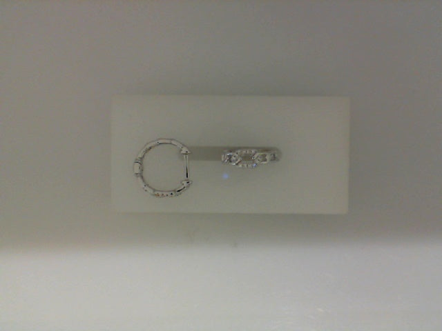 DIAMOND HOOP EARRING