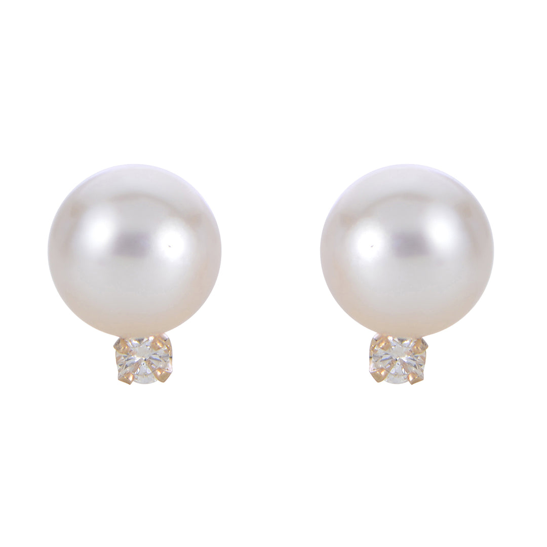 14KT Yellow Gold Akoya Pearl Earring
