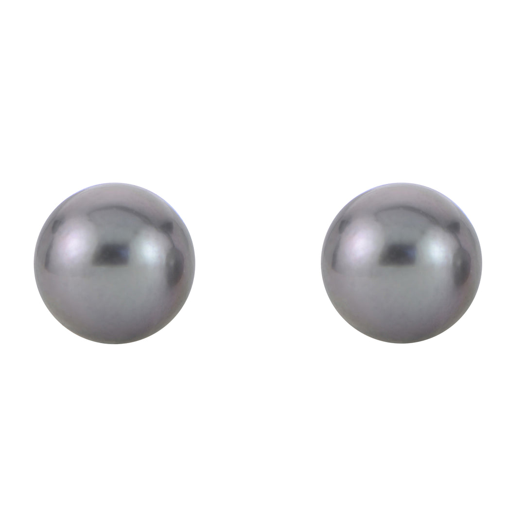 14KT White Gold Tahitian Pearl Earring