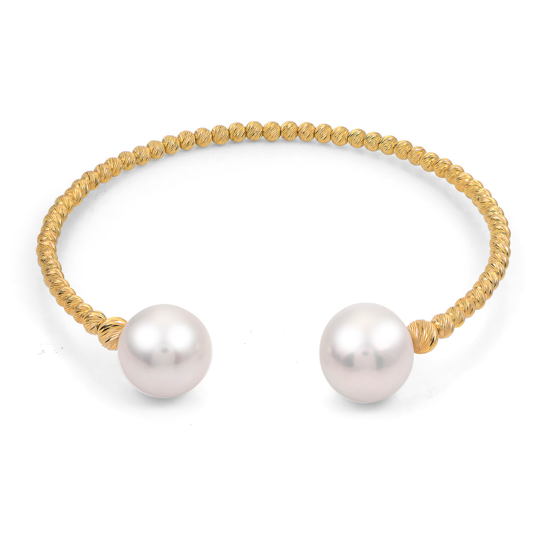 14KT Yellow Gold Freshwater Pearl Bracelet