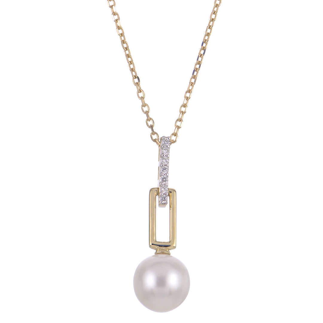 14KT Yellow Gold Freshwater Pearl Necklace