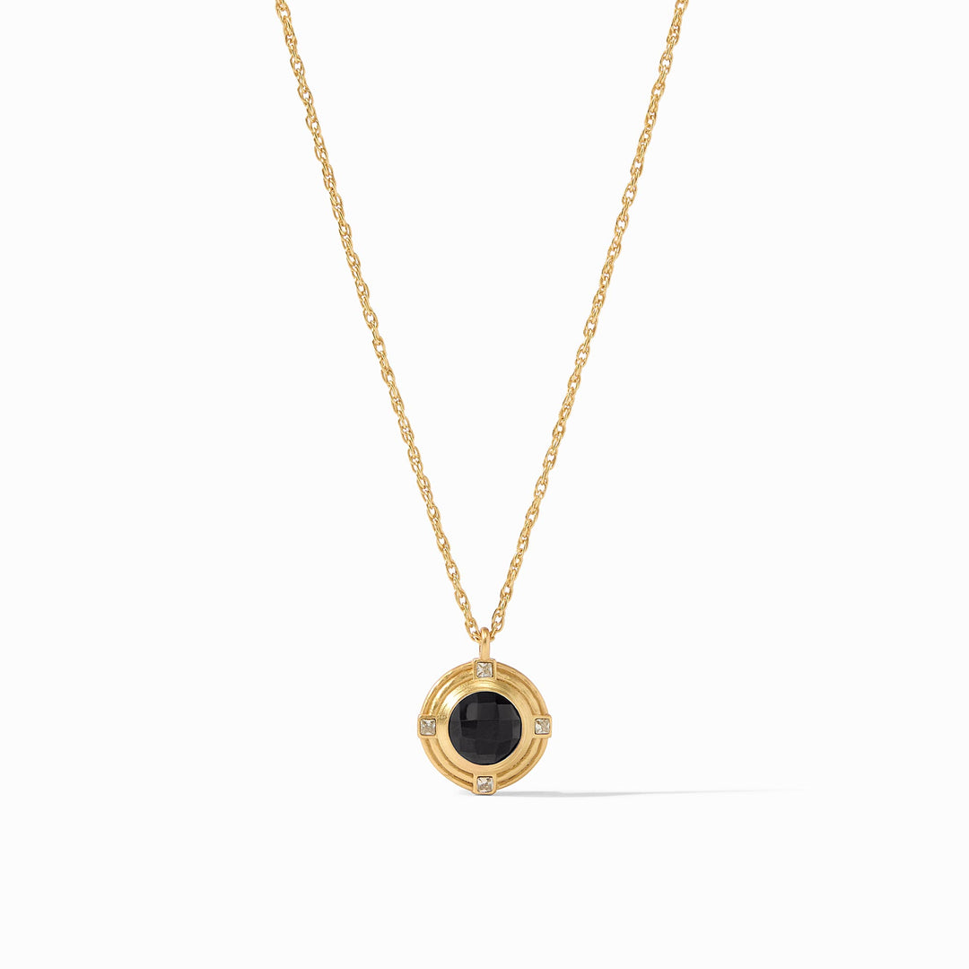 Julie Vos - 24K gold plate Astor Solitaire Necklace