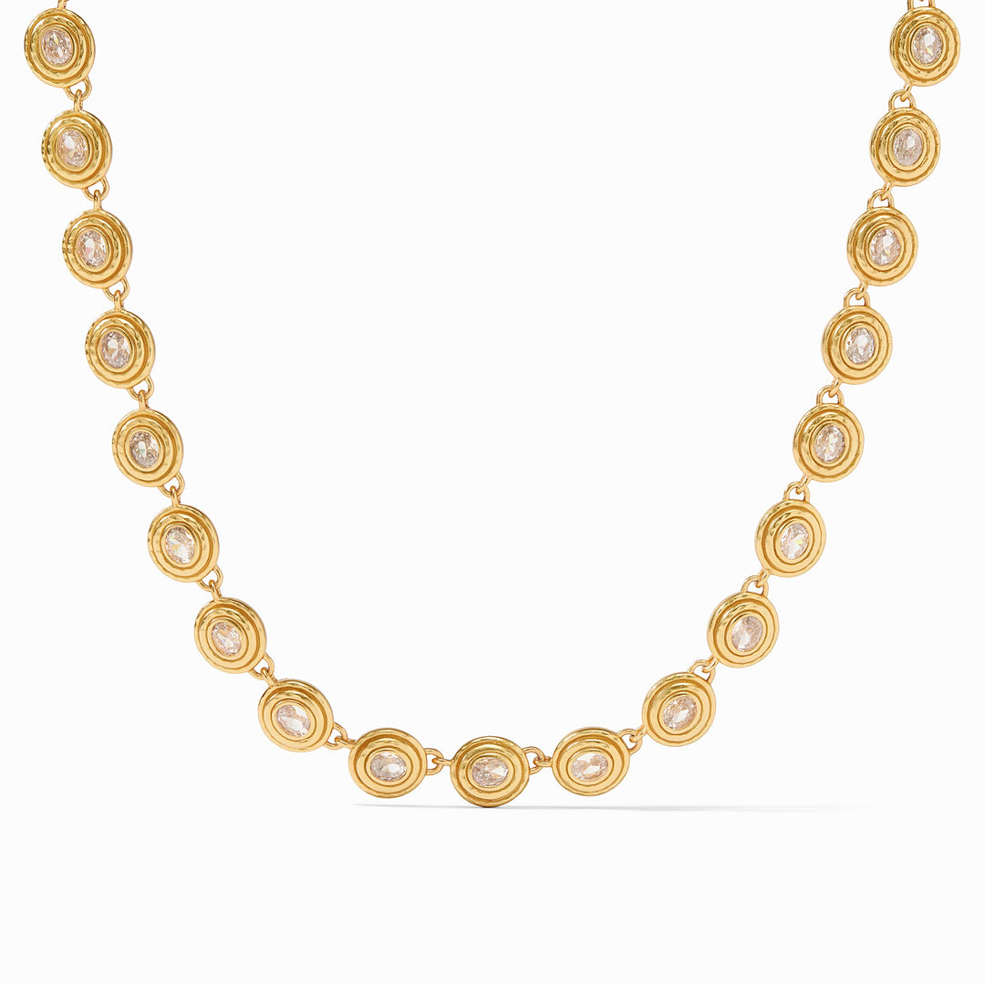 Julie Vos - 24K gold plate Tudor Tennis Necklace