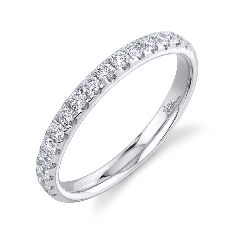 SC22004434 14K White Gold Classic Wedding Band from the Eternal Collection