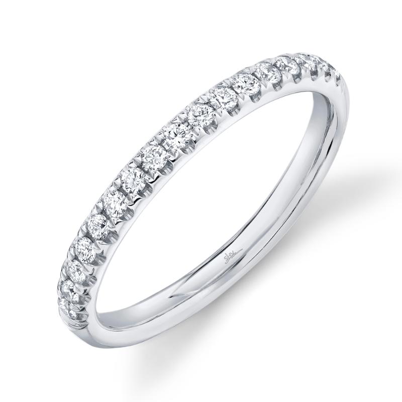 SC22004437 14K White Gold Classic Wedding Band from the Eternal Collection