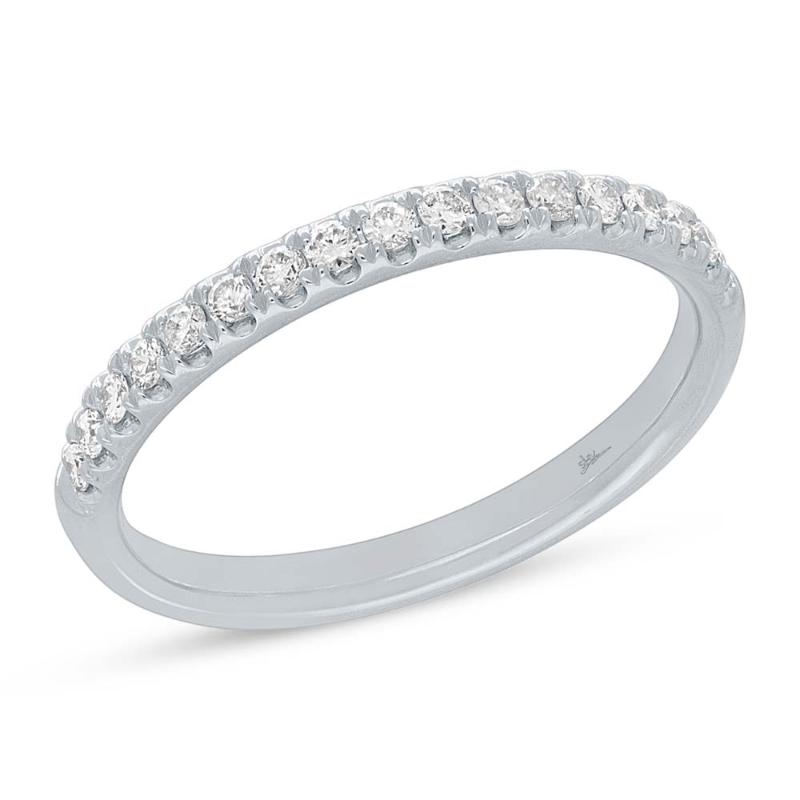SC22004437Z6 14K White Gold Classic Wedding Band from the Eternal Collection