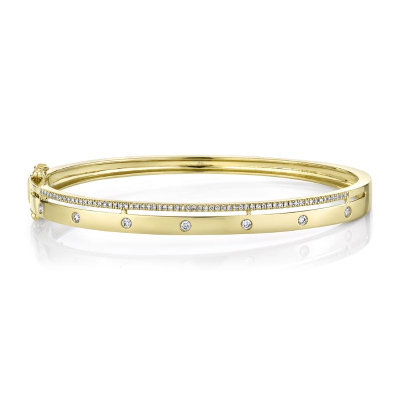 SC55020587ZS 14K Yellow Gold Bangle Bracelet from the Kate Collection