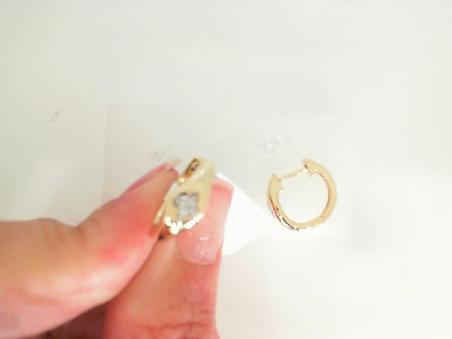 DIAMOND HOOP EARRING