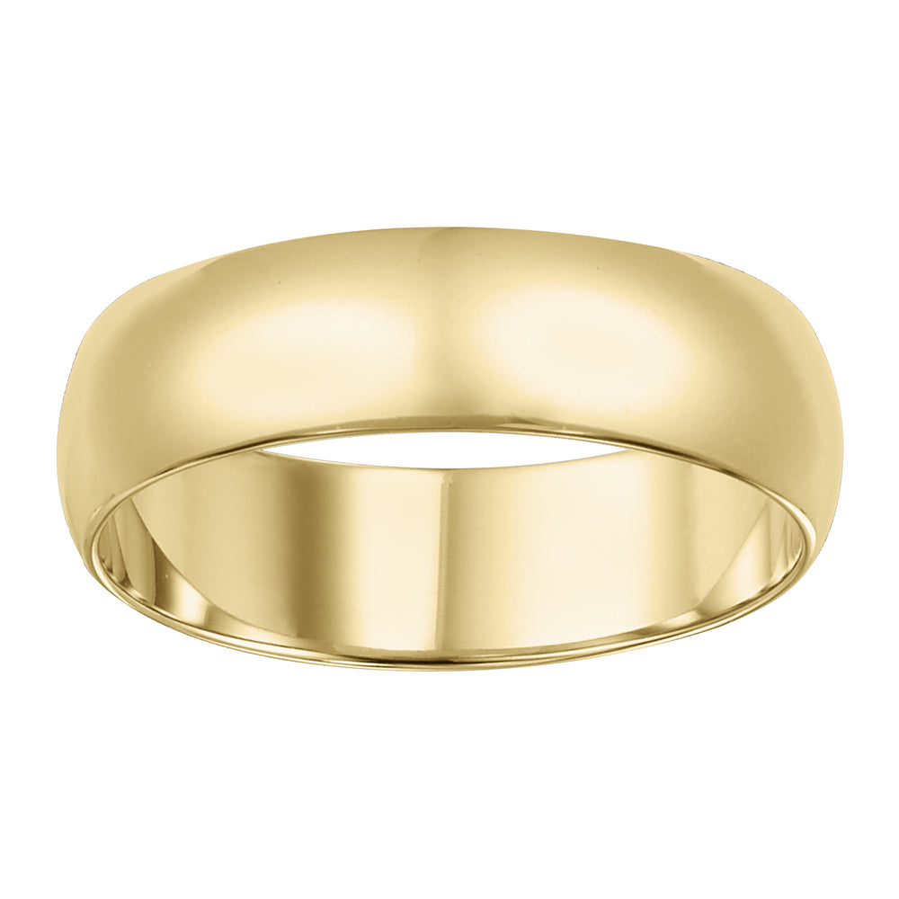01-LD060-G.00 - Goldman - This low-dome styled, band features a high polished finish for a sleek look