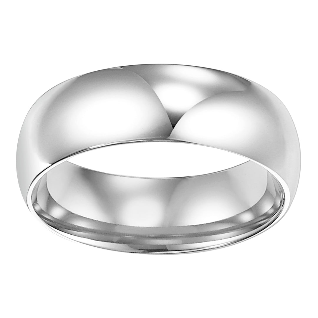 Low Dome Comfort Fit Plain Wedding Band