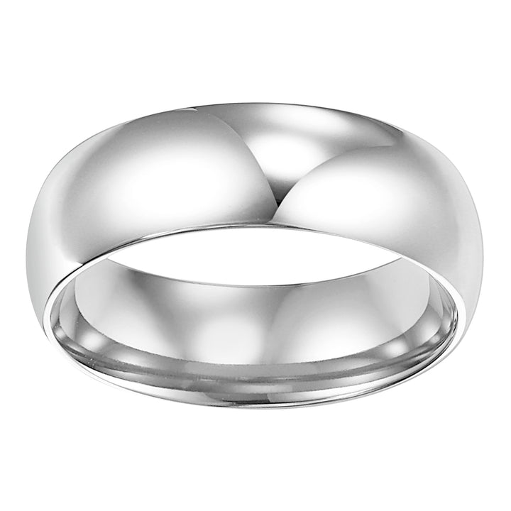 Low Dome Comfort Fit Plain Wedding Band