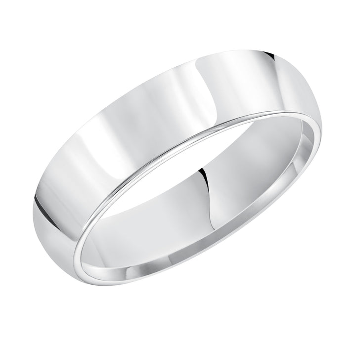 Inspired by unity and everlasting love, this sleek and lustrous super domed, high polished wedding band features a clean, high polished finish