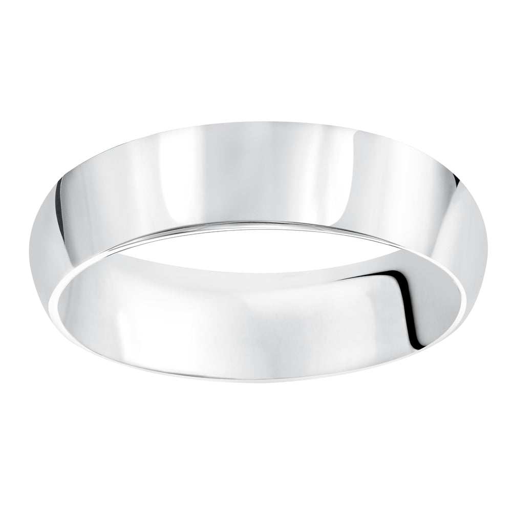 01-PIR070-G.01 - Goldman - This domed Comfort Fit wedding band features a high polished finish offering a sleek and timeless look