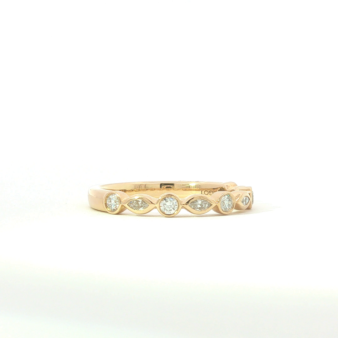 Diamond Wedding Bands  -  Women'