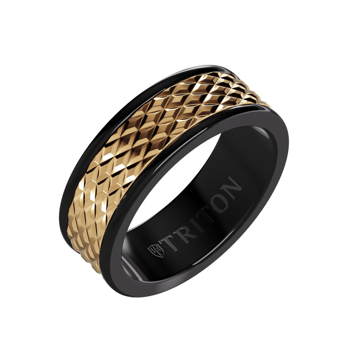 Satin Finish Round Edge Contemporary Wedding Band