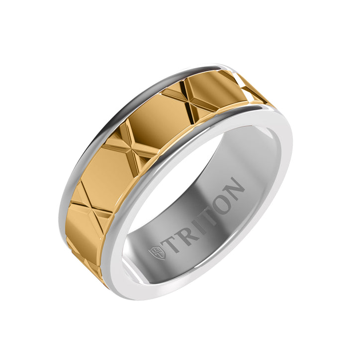 Satin Finish Round Edge Contemporary Wedding Band