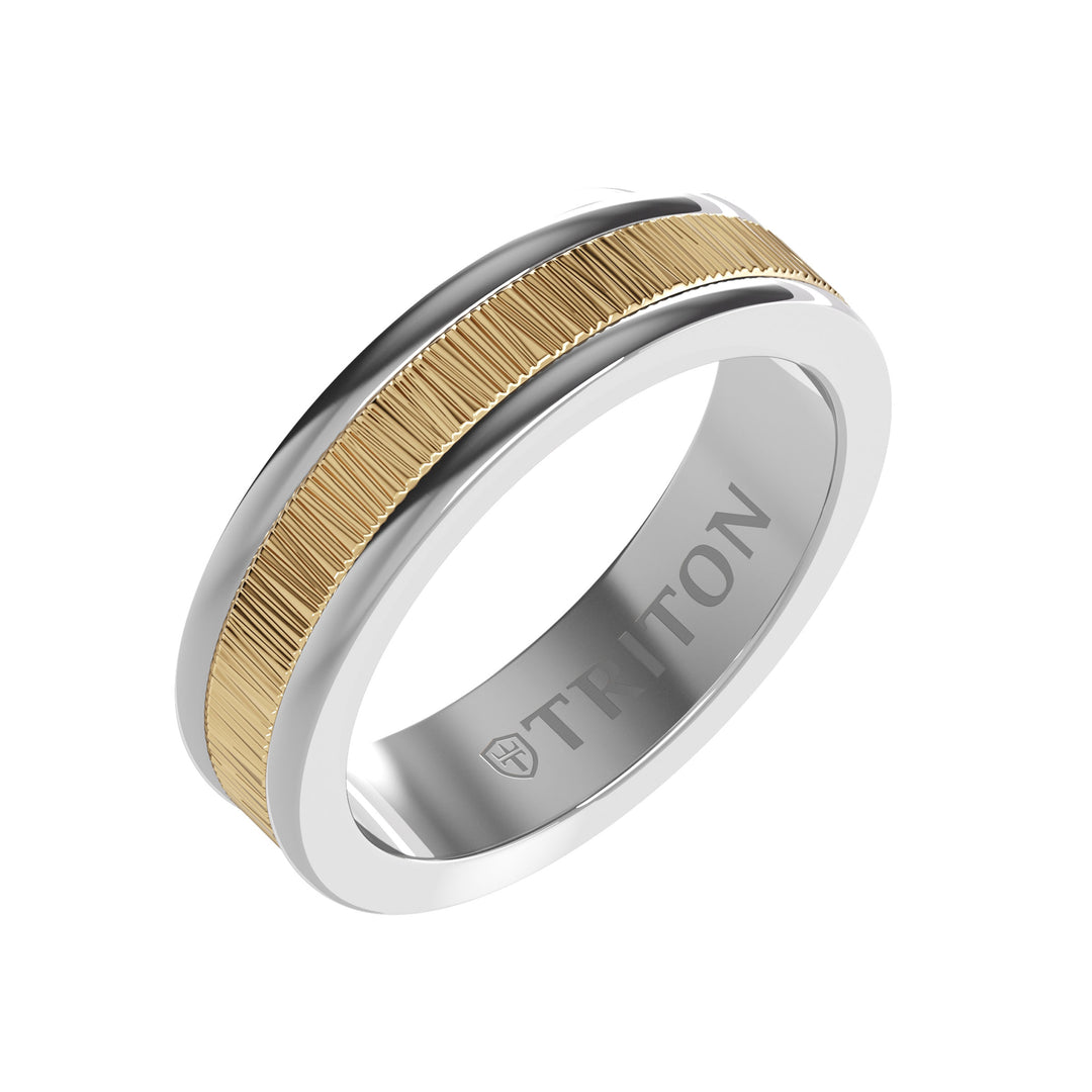 Bright Finish Round Edge Contemporary Wedding Band