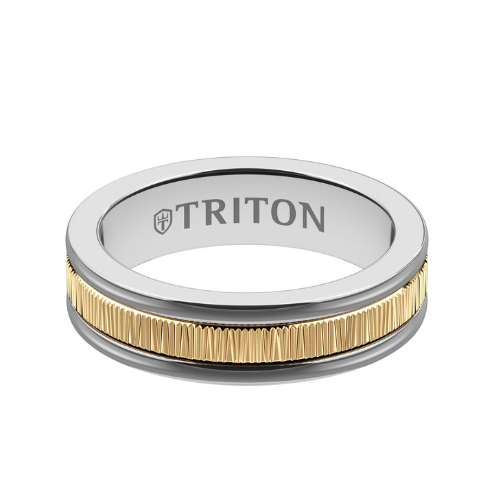Bright Finish Round Edge Contemporary Wedding Band