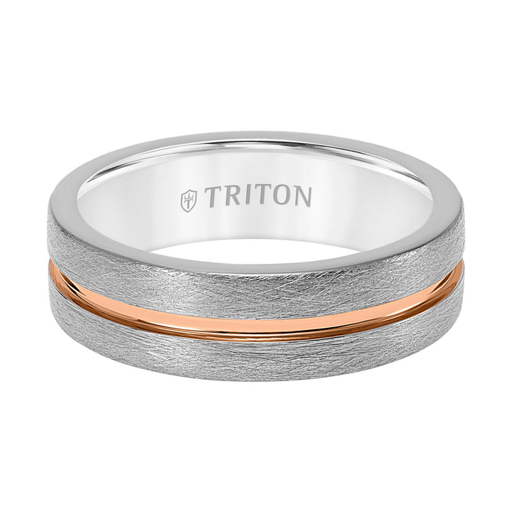7MM Tungsten Carbide Ring with Sandblast Finish
