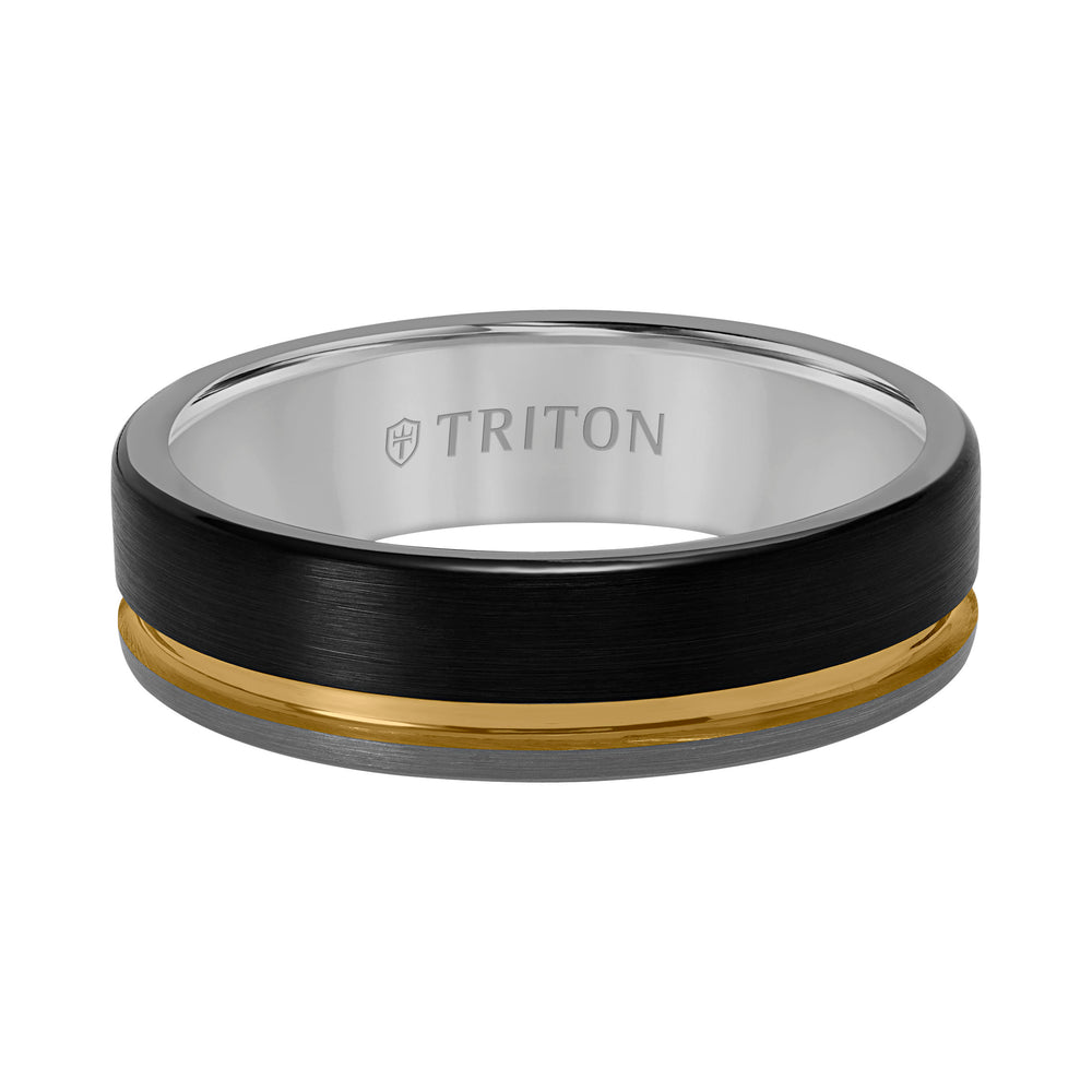 6.5MM Tungsten Carbide Ring with Brushed Finish