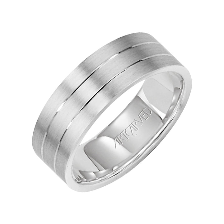 11-WV7357-G - ARTCARVED - Comfort Fit, engraved wedding band