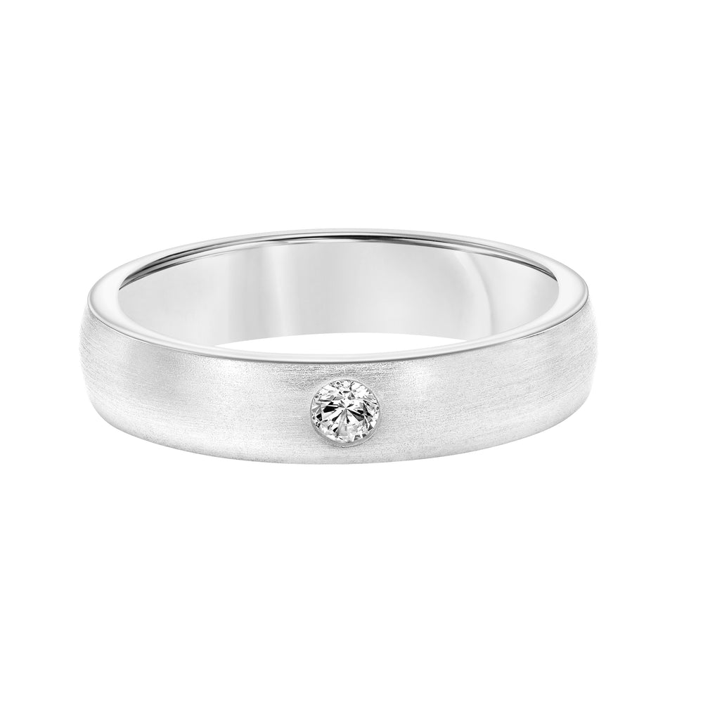 5MM Engraved Diamond Ring