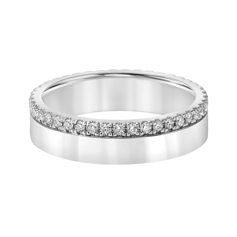 5mm Asymmetrical Diamond Eternity Band