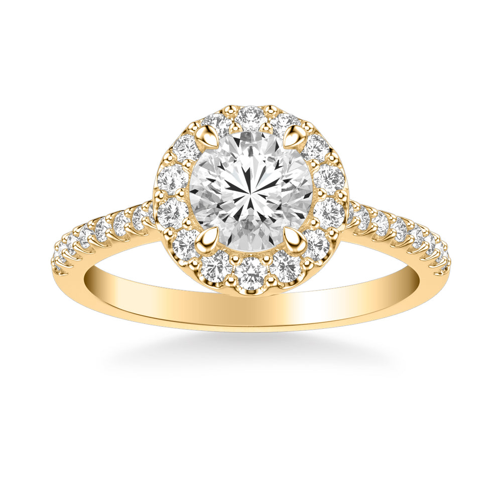 Classic Halo Engagement Ring