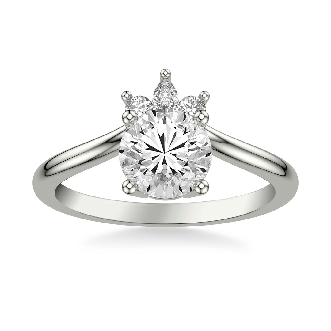 Contemporary Diamond Engagement Ring