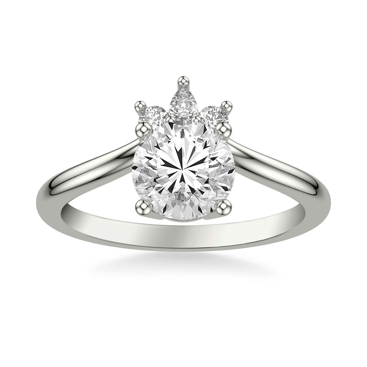 Contemporary Diamond Engagement Ring