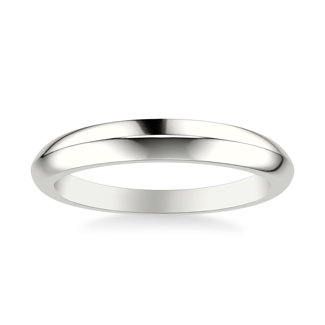 Contemporary Tapered Knife Edge Wedding Band