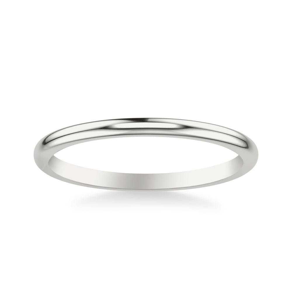 Classic Wedding Band in 14K White Gold