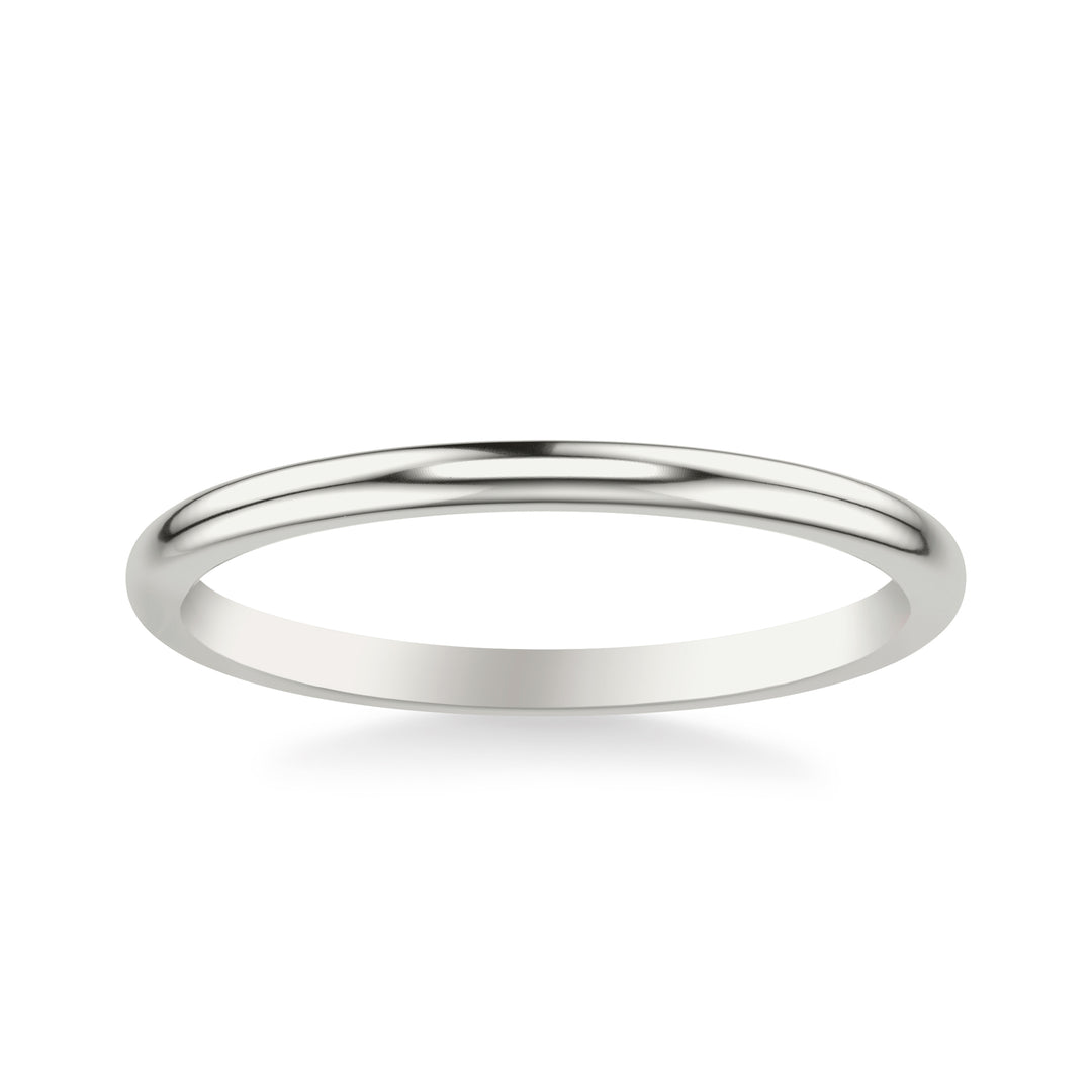 Classic Wedding Band in 14K White Gold