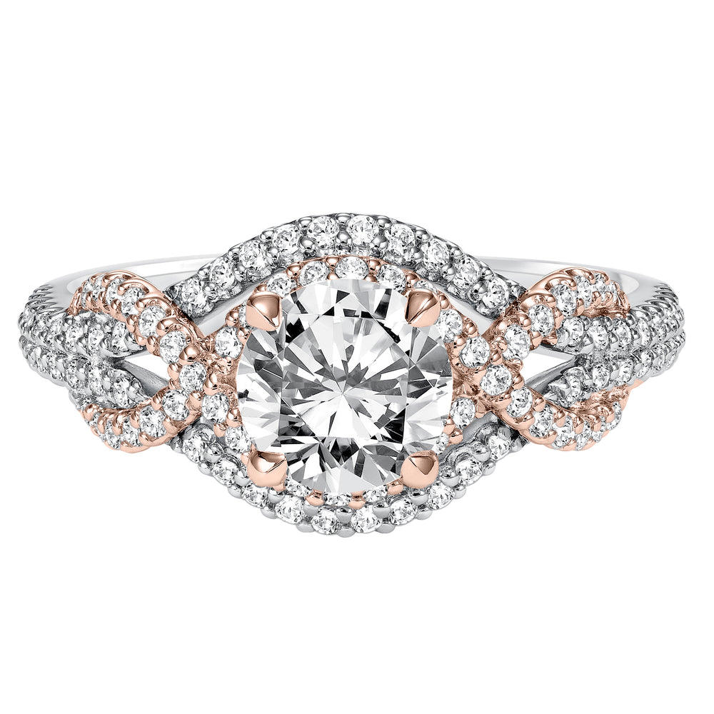 Contemporary Complete Love Engagement Ring