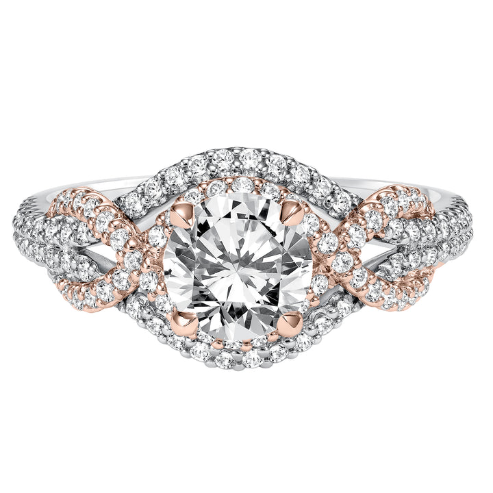 Contemporary Complete Love Engagement Ring
