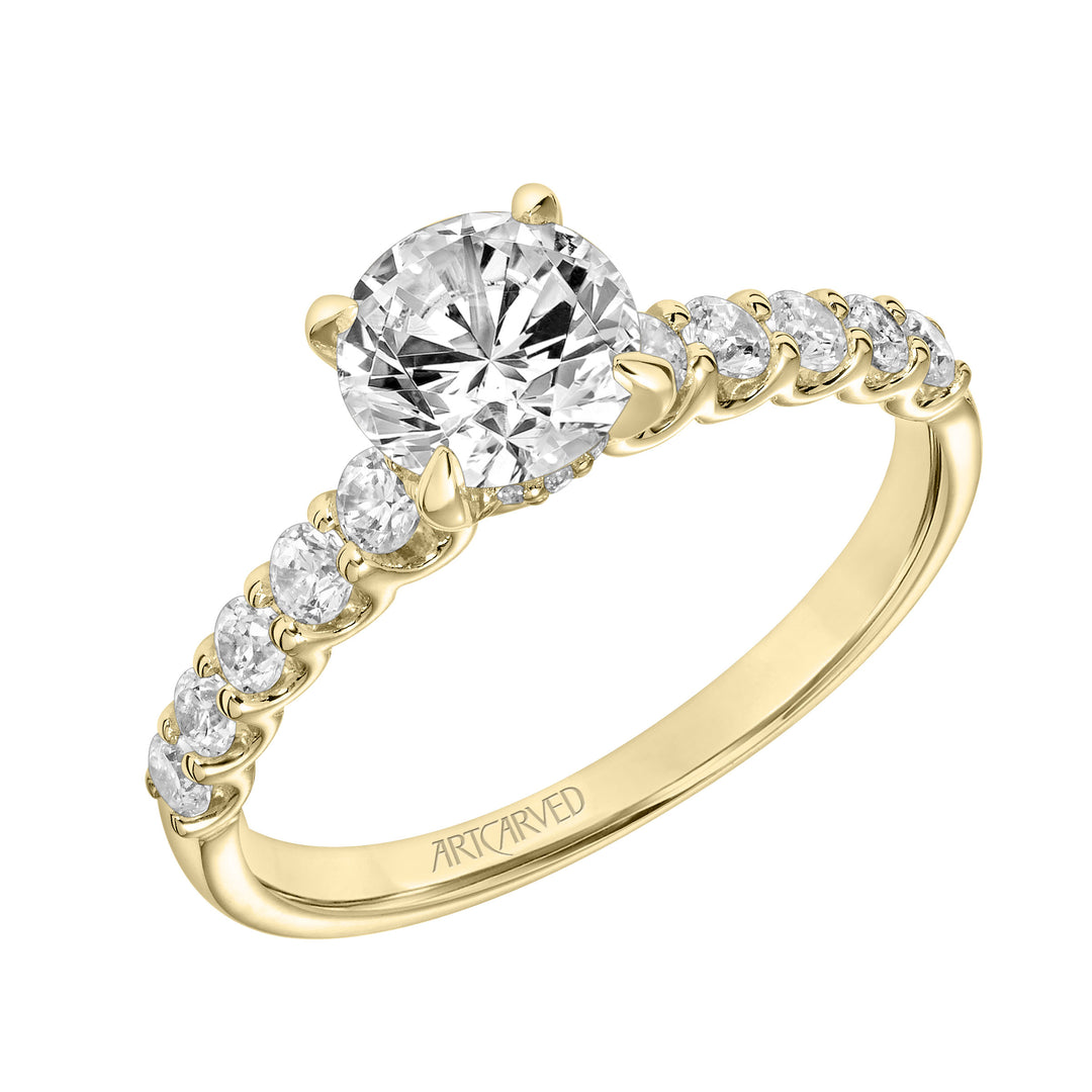 31-V875-E - ARTCARVED - Classic Engagement Ring