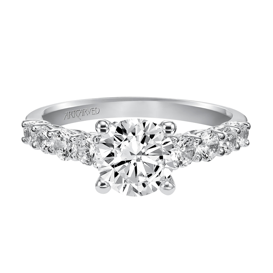 31-V508-E - ARTCARVED - Classic Prong set diamond engagement ring