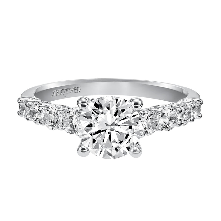 31-V508-E - ARTCARVED - Classic Prong set diamond engagement ring
