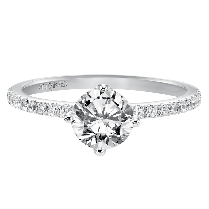 31-V543-E - ARTCARVED - Prong Set Engagement Ring