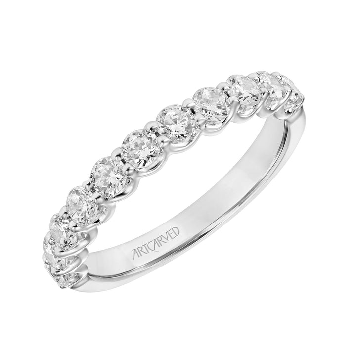 31-V864-L - ARTCARVED - Classic Diamond Wedding Band