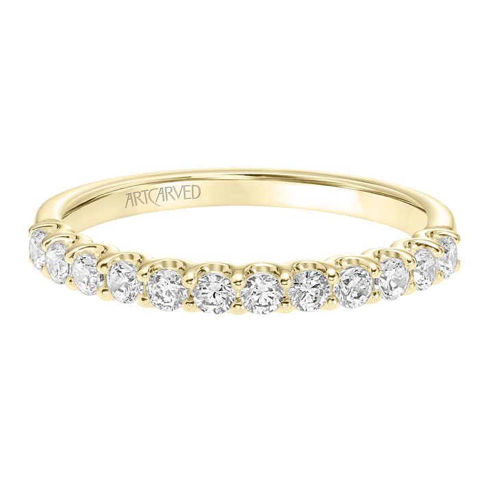31-V875-L - ARTCARVED - Classic Diamond Wedding Band