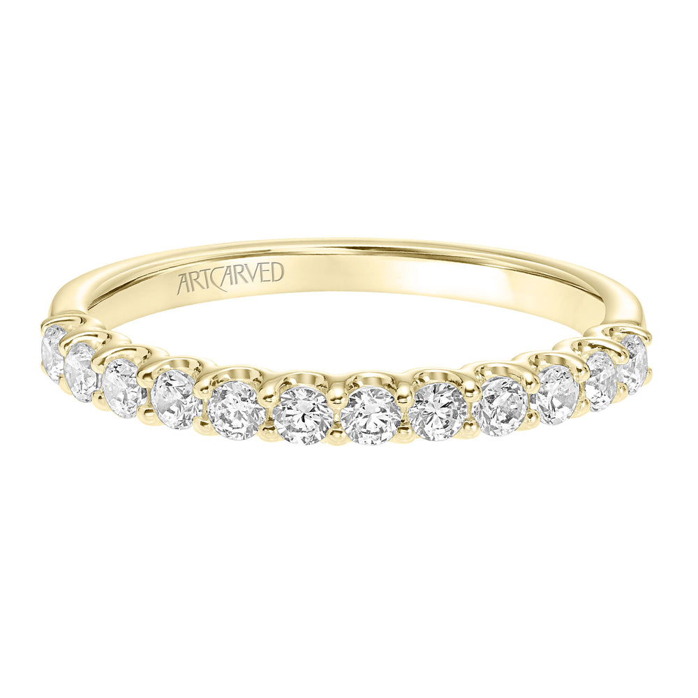 31-V875-L - ARTCARVED - Classic Diamond Wedding Band