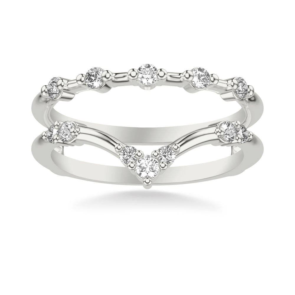 Contemporary Ring Enhancer with Diamonds