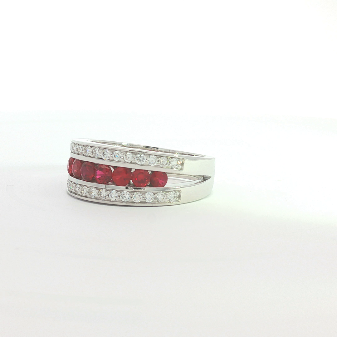 Colored Stone Rings  -  Women'